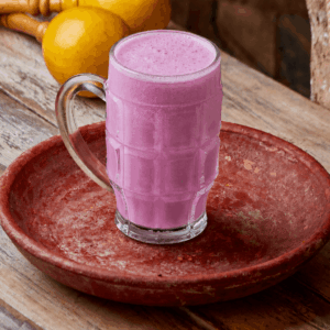 Jugo natural en leche